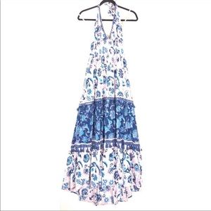 RAGA Waiola Printed halter maxi dress 9413